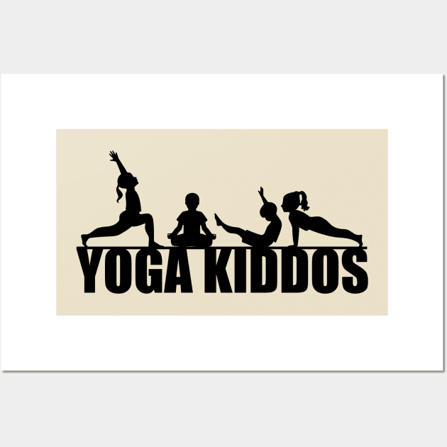 Yoga Kiddos Wall Art by newledesigns